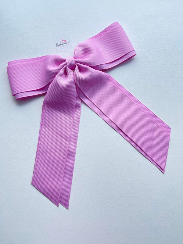 7 Inch XL Tail Bow - Tulip