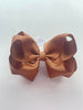5 Inch Double Bow - Chipmunk