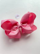 5 Inch Double Bow - Peony