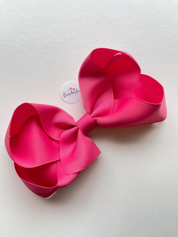 6 Inch Bow - Virtual Pink