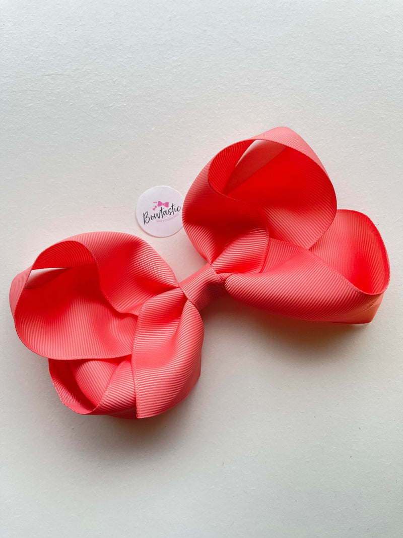 6 Inch Bow - Peach