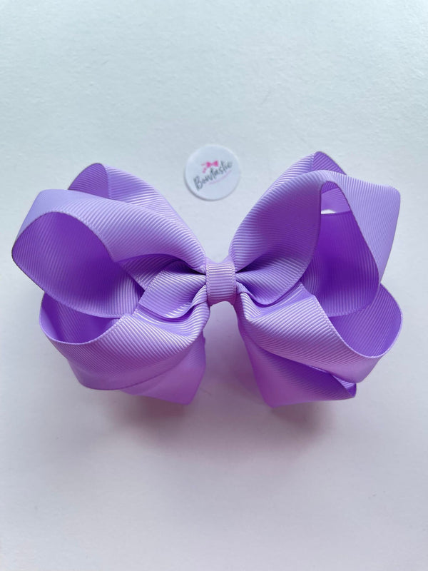5 Inch Double Bow - Light Orchid
