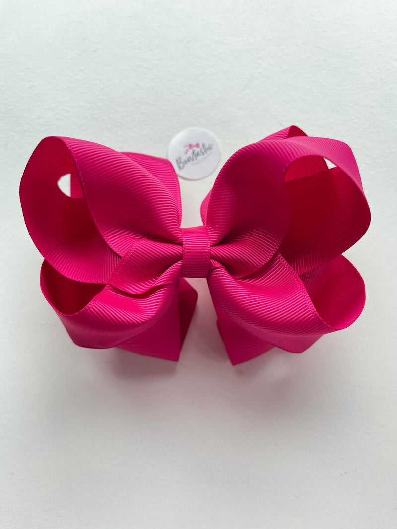 5 Inch Double Bow - Azalea