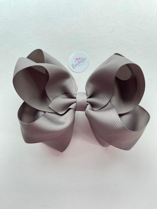 5 Inch Double Bow - Silver