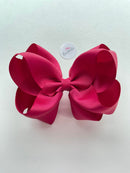 5 Inch Double Bow - Beauty