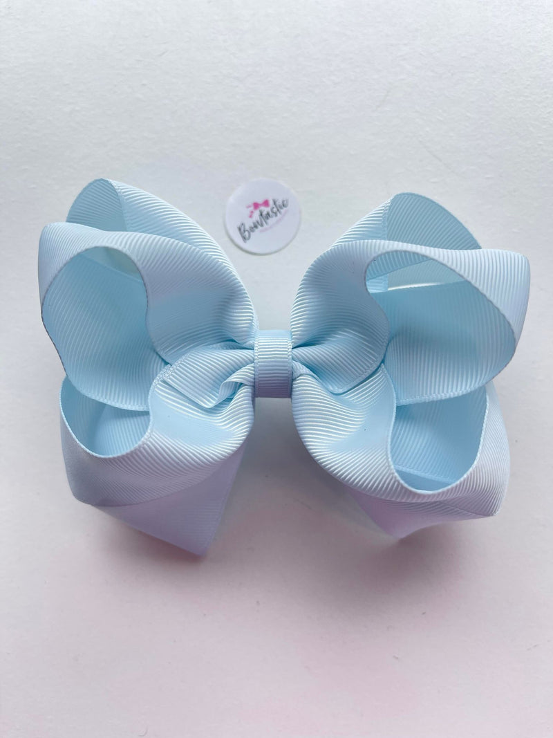 5 Inch Double Bow - Blue Vapor