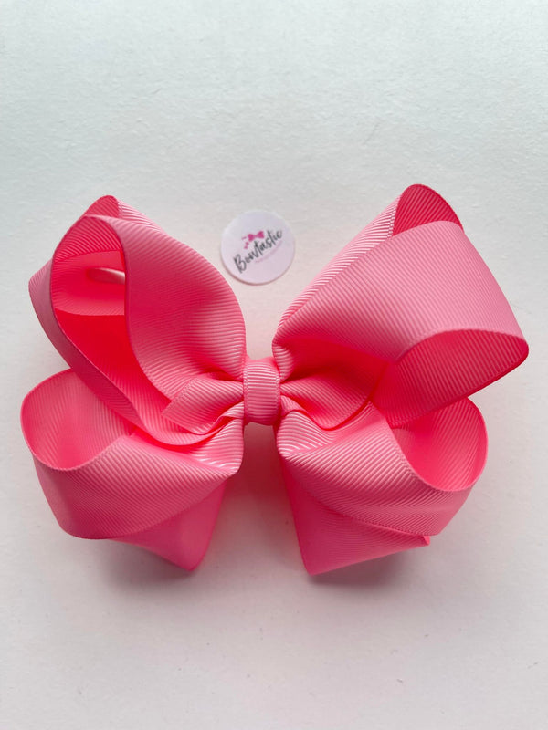 5 Inch Double Bow - Pink