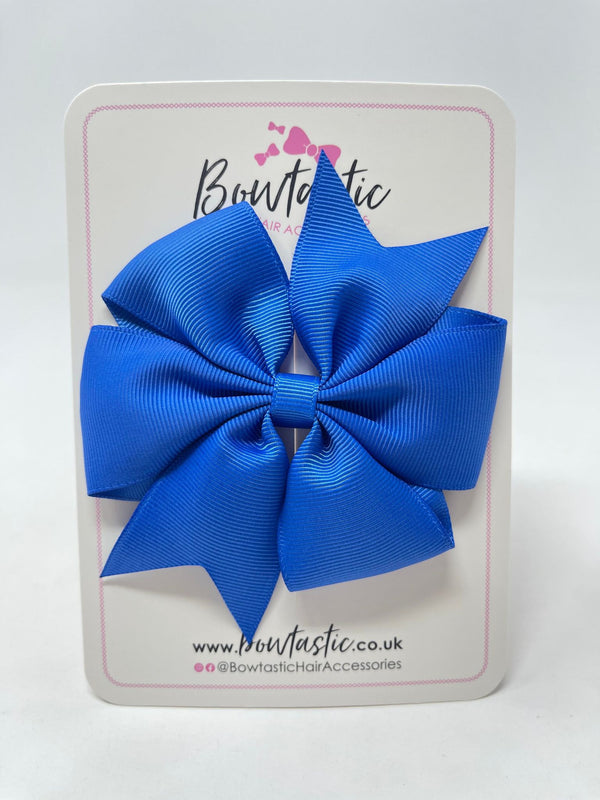 4 Inch Pinwheel Bow - Royal Blue