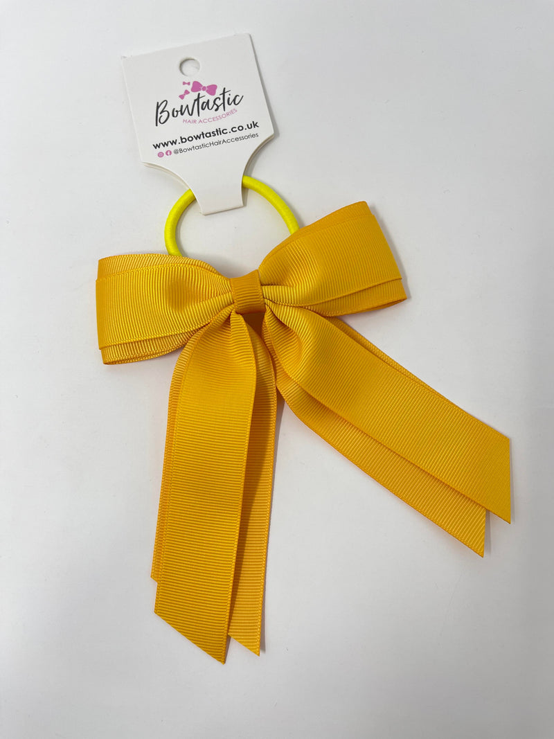 4.5 Inch Tail Bow Bobble - Dandelion