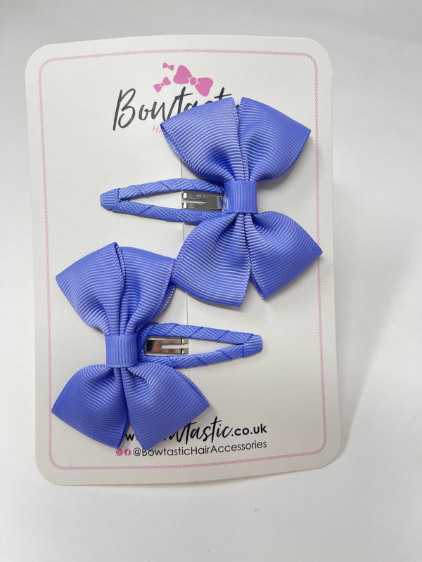 2.5 Inch Butterfly Snap Clips - Iris - 2 Pack