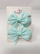 2.5 Inch Flat Bow Style 2 - Crystalline - 2 Pack