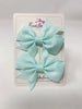 2.5 Inch Flat Bow Style 2 - Crystalline - 2 Pack