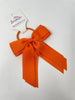 4.5 Inch Tail Bow Bobble - Russet Orange