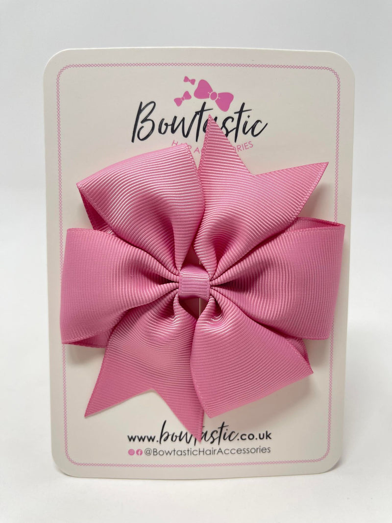 4 Inch Pinwheel Bow - Wild Rose