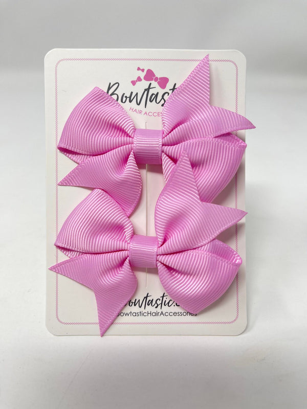2.5 Inch Flat Bow Style 2 - Tulip - 2 Pack