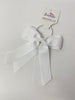 4.5 Inch Tail Bow Bobble - White