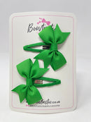 2.5 Inch Snap Clips - Emerald Green - 2 Pack