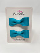 1.75 Inch Bows - Tornado Blue - 2 Pack