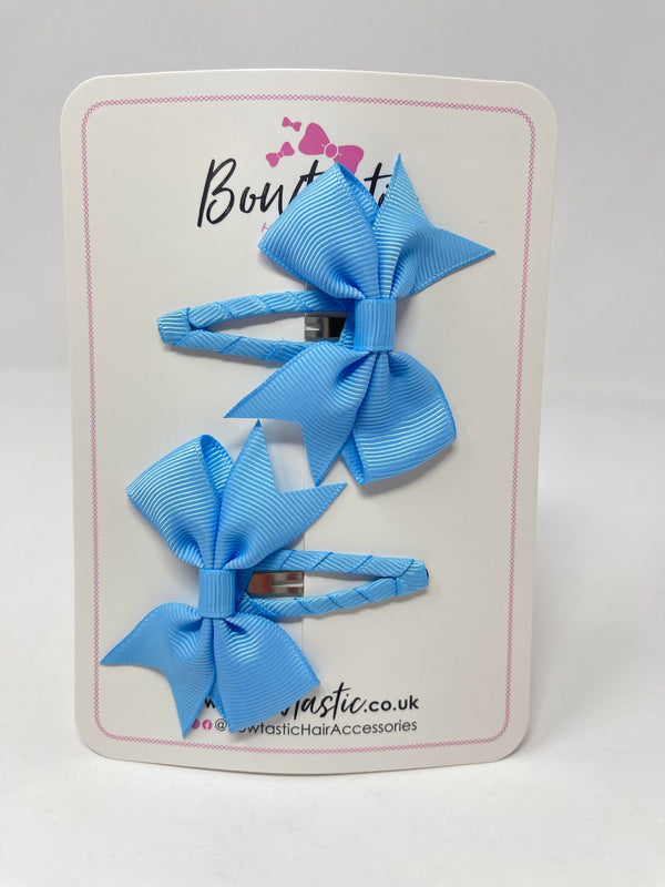 2.5 Inch Snap Clips - Blue Mist - 2 Pack