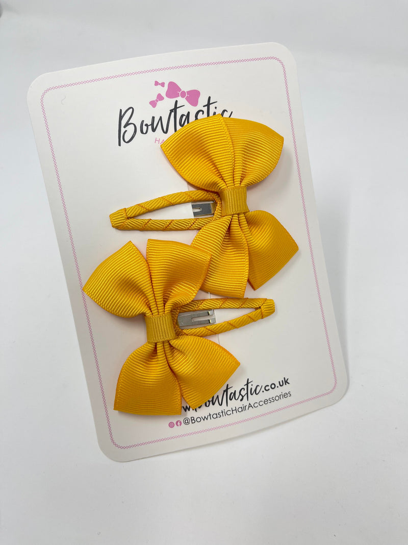 2.5 Inch Butterfly Snap Clips - Dandelion - 2 Pack