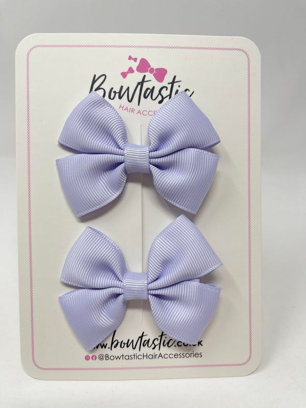 2.5 Inch Butterfly Bows - Lilac Mist - 2 Pack