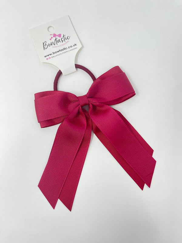 4.5 Inch Tail Bow Bobble - Beauty
