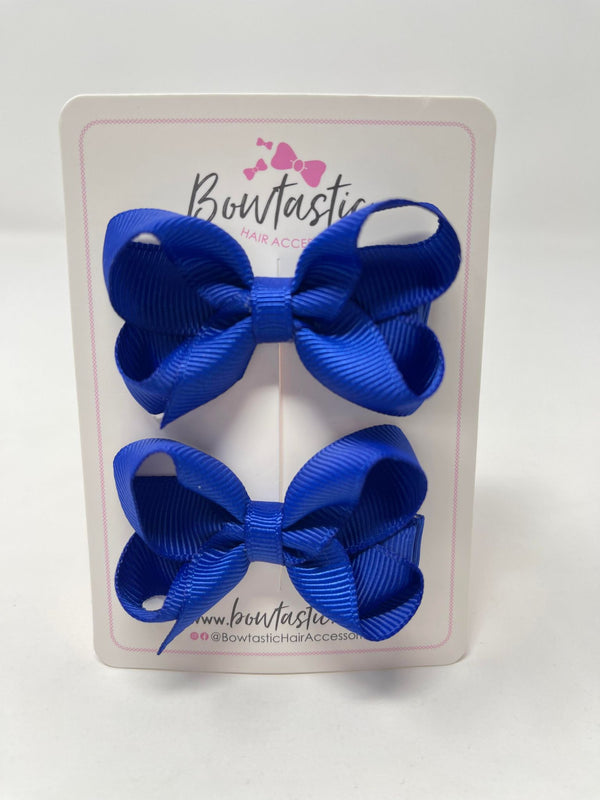 2 Inch Bow - Cobalt - 2 Pack