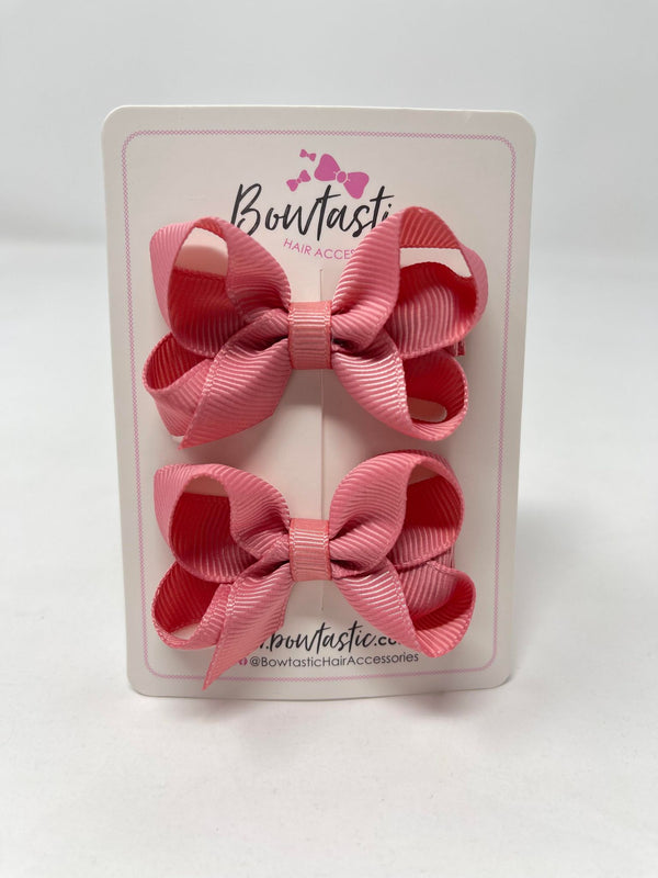 2 Inch Bow - Dusty Rose - 2 Pack