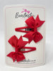 2.5 Inch Snap Clips - Red - 2 Pack