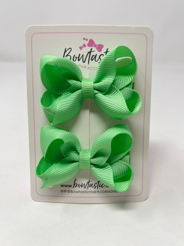 2 Inch Bow - Mint Green - 2 Pack