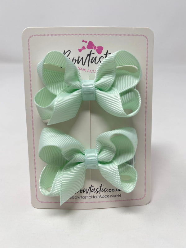 2 Inch Bow - Ice Mint - 2 Pack