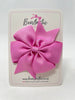 4 Inch Pinwheel Bow - Rose Bloom