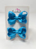 2 Inch Bow - Turquoise - 2 Pack