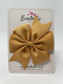 4 Inch Pinwheel Bow - Old Gold