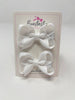 2 Inch Bow - White - 2 Pack