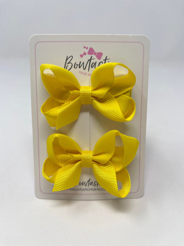 2 Inch Bow - Daffodil - 2 Pack