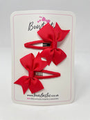 2.5 Inch Snap Clips - Hot Red - 2 Pack