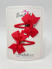 2.5 Inch Snap Clips - Hot Red - 2 Pack