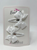 2.5 Inch Snap Clips - White - 2 Pack