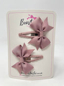 2.5 Inch Snap Clips - Antique Mauve - 2 Pack