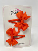 2.5 Inch Snap Clips - Autumn Orange - 2 Pack