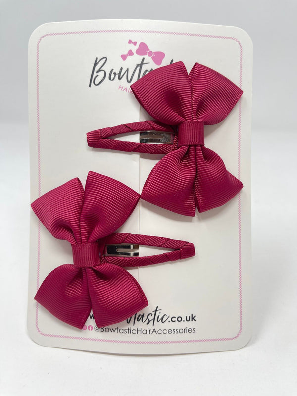 2.5 Inch Butterfly Snap Clips - Beauty - 2 Pack