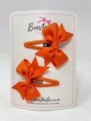 2.5 Inch Snap Clips - Russet Orange - 2 Pack