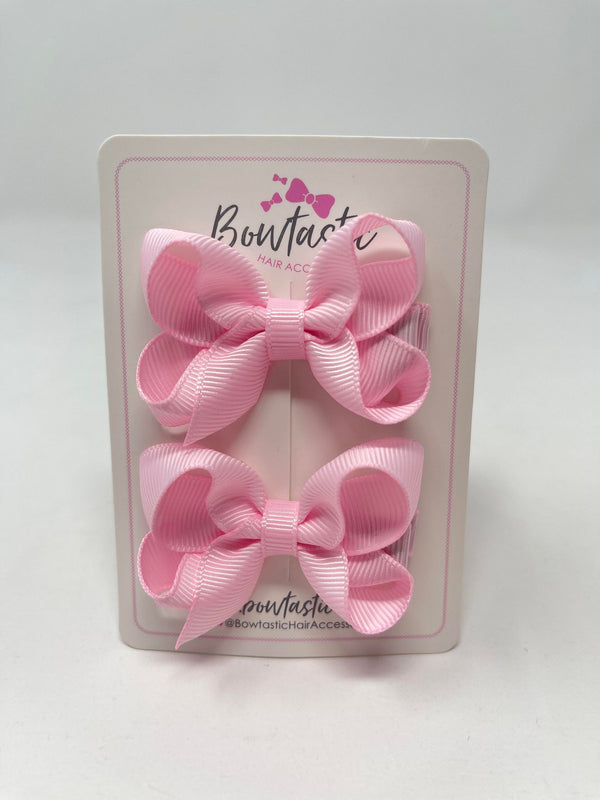 2 Inch Bow - Pearl Pink - 2 Pack