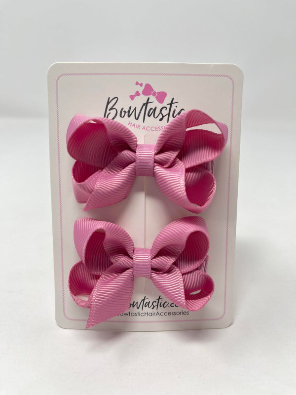 2 Inch Bow - Wild Rose - 2 Pack