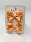2 Inch Bow - Petal Peach - 2 Pack