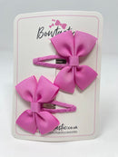 2.5 Inch Butterfly Snap Clips - Rose Bloom - 2 Pack
