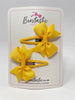 2.5 Inch Snap Clips - Yellow Gold - 2 Pack