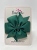 4 Inch Pinwheel Bow - Hunter Green