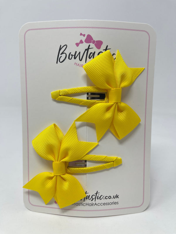 2.5 Inch Snap Clips - Daffodil - 2 Pack